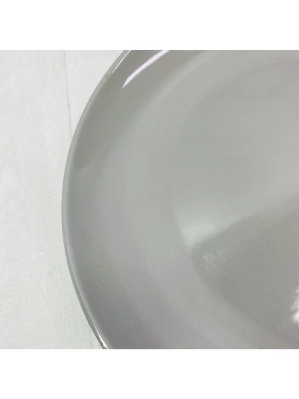 Project 62 Target AVESTA Glossy Gray Stoneware Smooth Coupe Dinner Plates Set 4